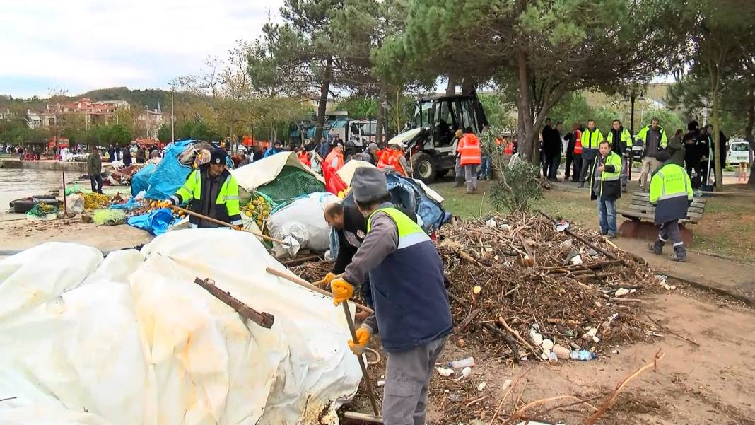 Şile’de hasar tespit ve temizlik çalışmaları yapılıyor - Resim: 4